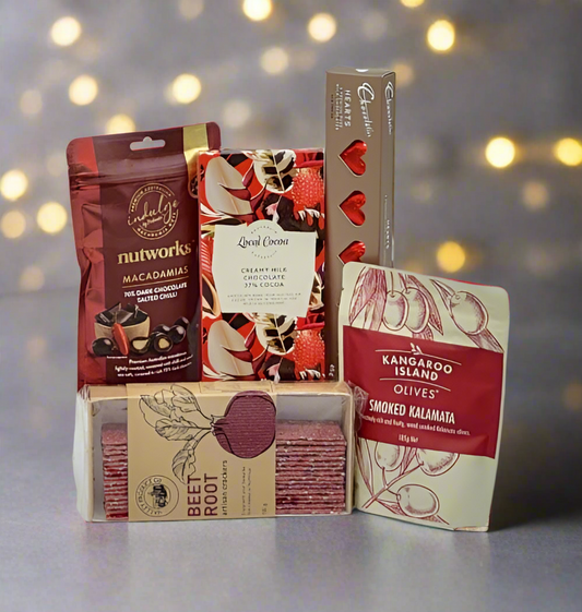 Mini Red Heart Hamper