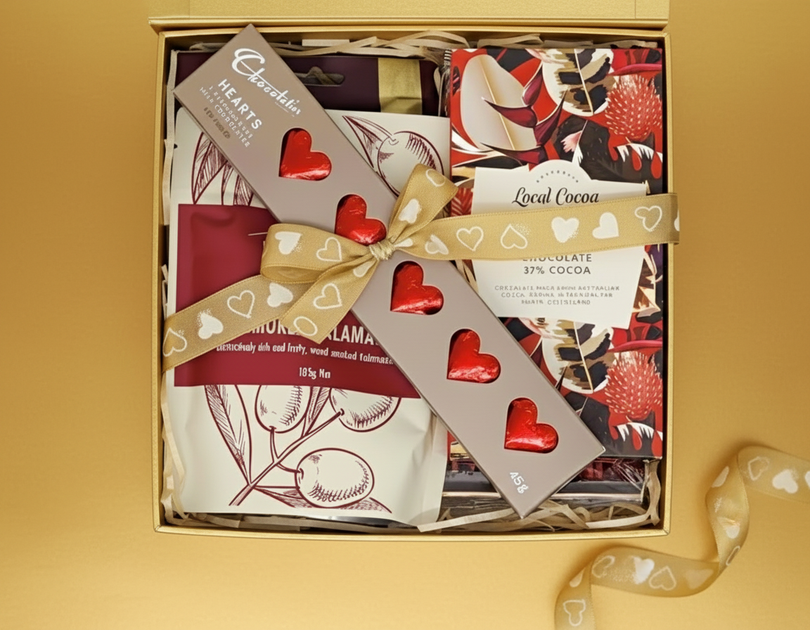 Mini Red Heart Hamper